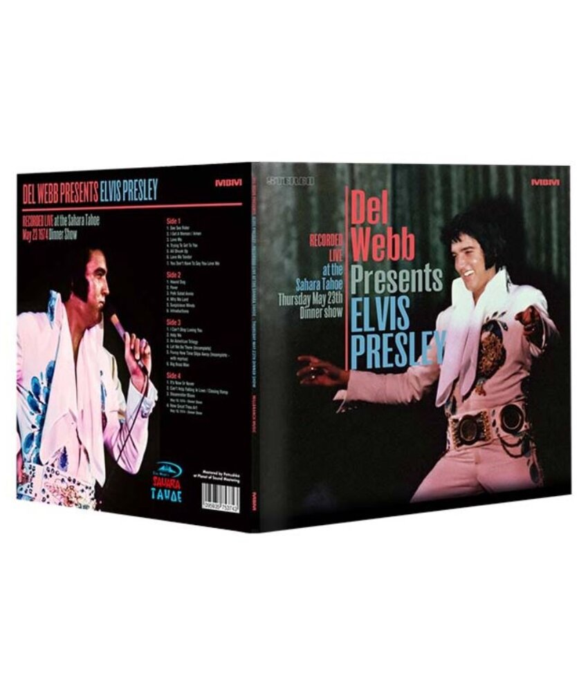 Del Webb Presents Elvis Presley - Gatefold 2-LP Set Black Vinyl Milbranch Music Label