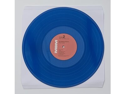 Del Webb Presents Elvis Presley - Gatefold 2-LP Set Blue Vinyl Milbranch Music Label