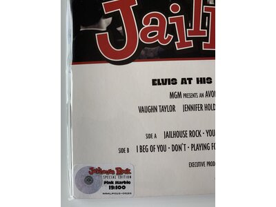 Jailhouse Rock Pink Marble Vinyl 33 RPM Elvis Presley - Memphis Mansion Label