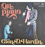 On Piano Glen D. Hardin - Hardcover Limited Edition Book With Pink Vinyl Single