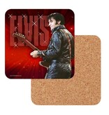 Onderzetters - Elvis Red '68 Comeback Special - Set Van 4