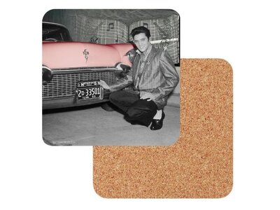 Onderzetters - Pink Cadillac - Elvis At The Gates - Set Van 4