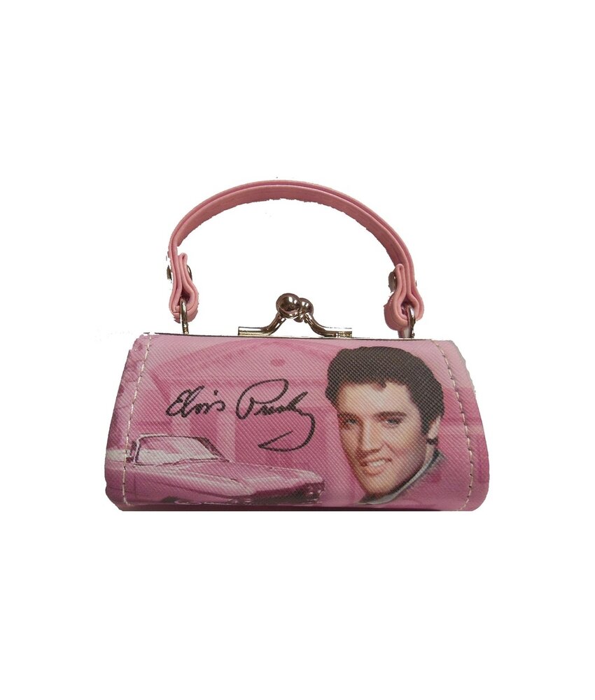 Elvis Mini Purse - Pink Cadillac