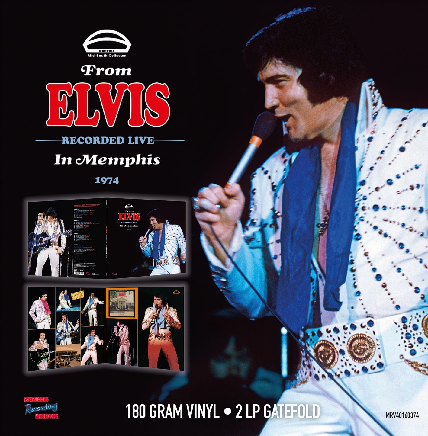 MRS - From Elvis Recorded Live In Memphis 1974 - Black Vinyl