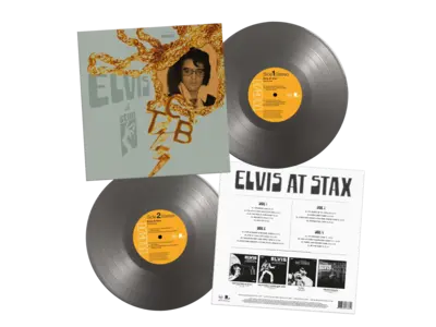 Elvis At Stax On Silver Vinyl 33 RPM Music On Vinyl Exclusive Label