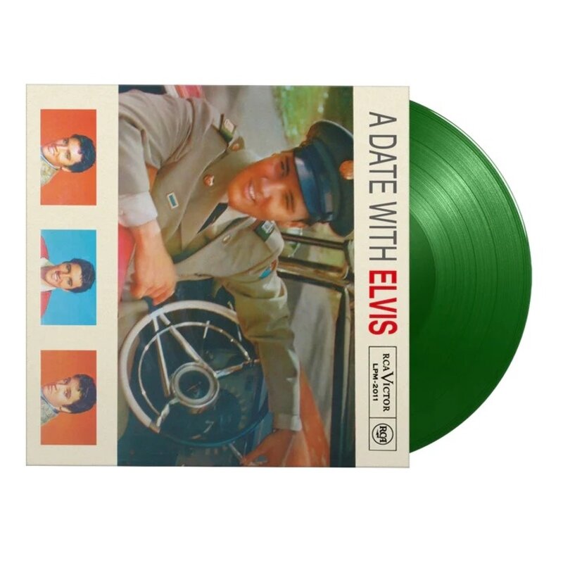 A Date With Elvis On Green Vinyl 33 RPM Music On Vinyl Exclusive Label