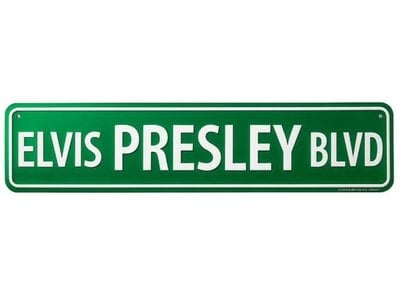 Straatnaambord Elvis Presley BLVD Origineel Formaat
