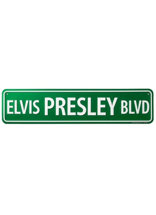 Straatnaambord Elvis Presley BLVD Origineel Formaat
