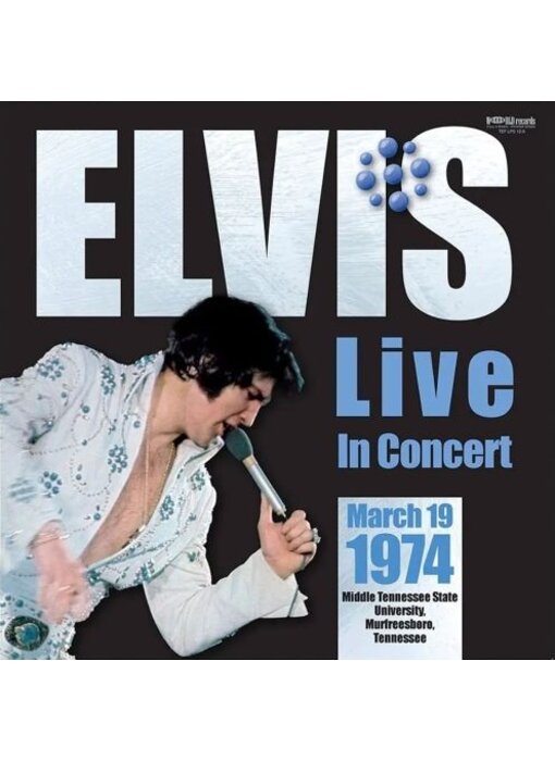 Elvis Live In Concert 1974 March 14 - 19 Murfreesboro 33RPM 2 LP Set - World Records Label