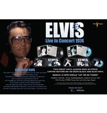 Elvis Live In Concert 1974 March 14 - 19 Murfreesboro 33RPM 2 LP Set - World Records Label