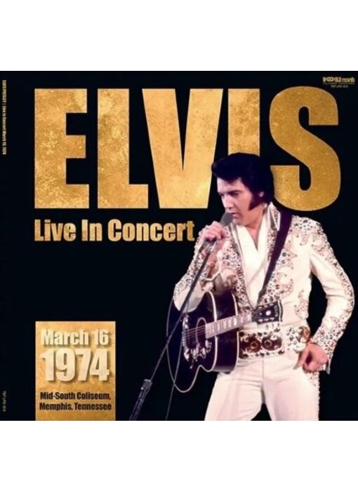 Elvis Live In Concert 1974 March 16 - 17 Memphis 33RPM 2 LP Set - World Records Label