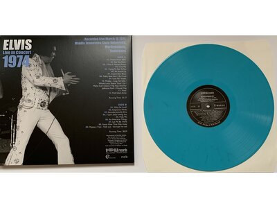Elvis Live In Concert 1974 March 14 - 19 Murfreesboro 33RPM 2 LP Set - World Records Label