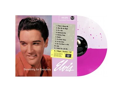 Elvis Presley Something For Everybody Liquid Vinyl 33 RPM VPI Label