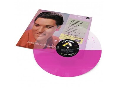 Elvis Presley Something For Everybody Liquid Vinyl 33 RPM VPI Label