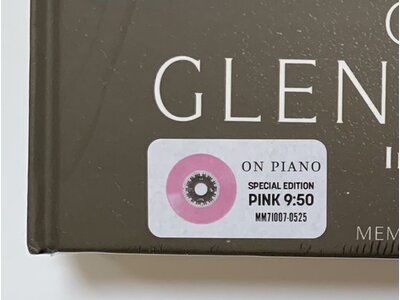 On Piano Glen D. Hardin - Hardcover Limited Edition Book With Pink Vinyl Single