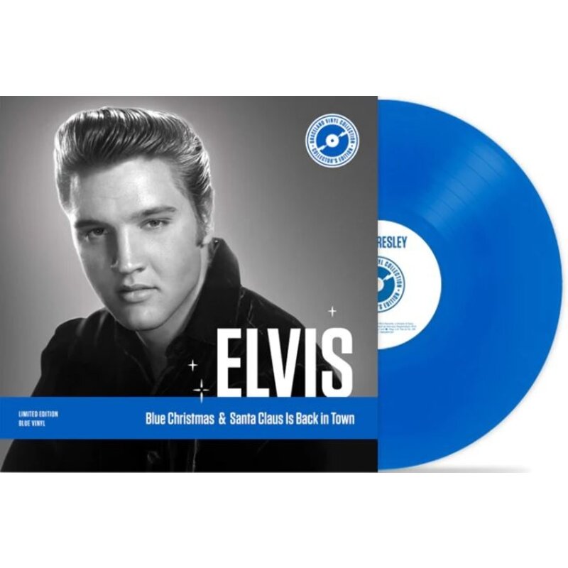 Elvis Presley Blue Christmas - Santa Claus Is Back In Town Graceland Collector's Edition 10" Vinyl Single