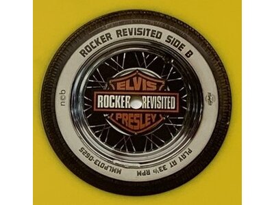 Elvis Rocker Revisited - 33RPM Yellow Vinyl Memphis Mansion Label
