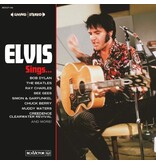 Elvis Sings On Gold / Red Marble Vinyl 33 RPM Music On Vinyl Exclusive Label