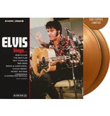 Elvis Sings On Gold / Red Marble Vinyl 33 RPM Music On Vinyl Exclusive Label