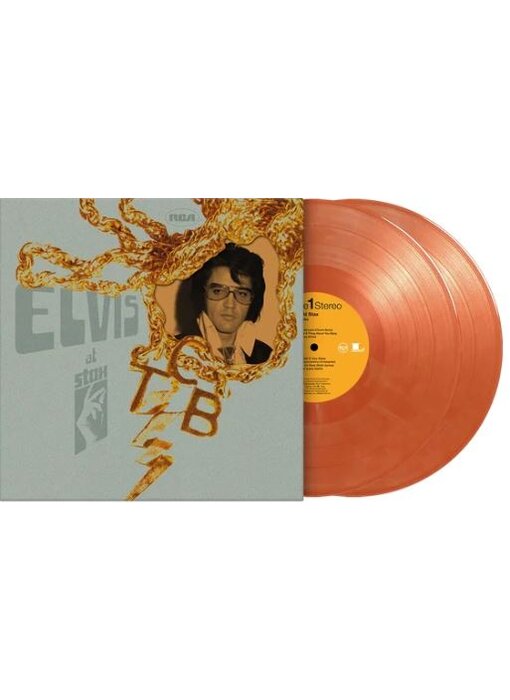 Elvis At Stax On Red / White Marble Vinyl 33 RPM Music On Vinyl Exclusive Label
