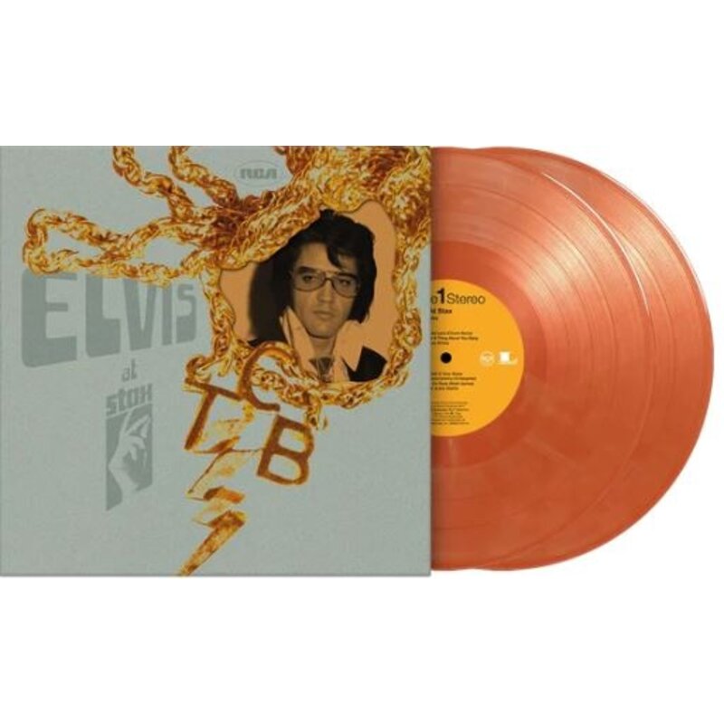 Elvis At Stax On Red / White Marble Vinyl 33 RPM Music On Vinyl Exclusive Label