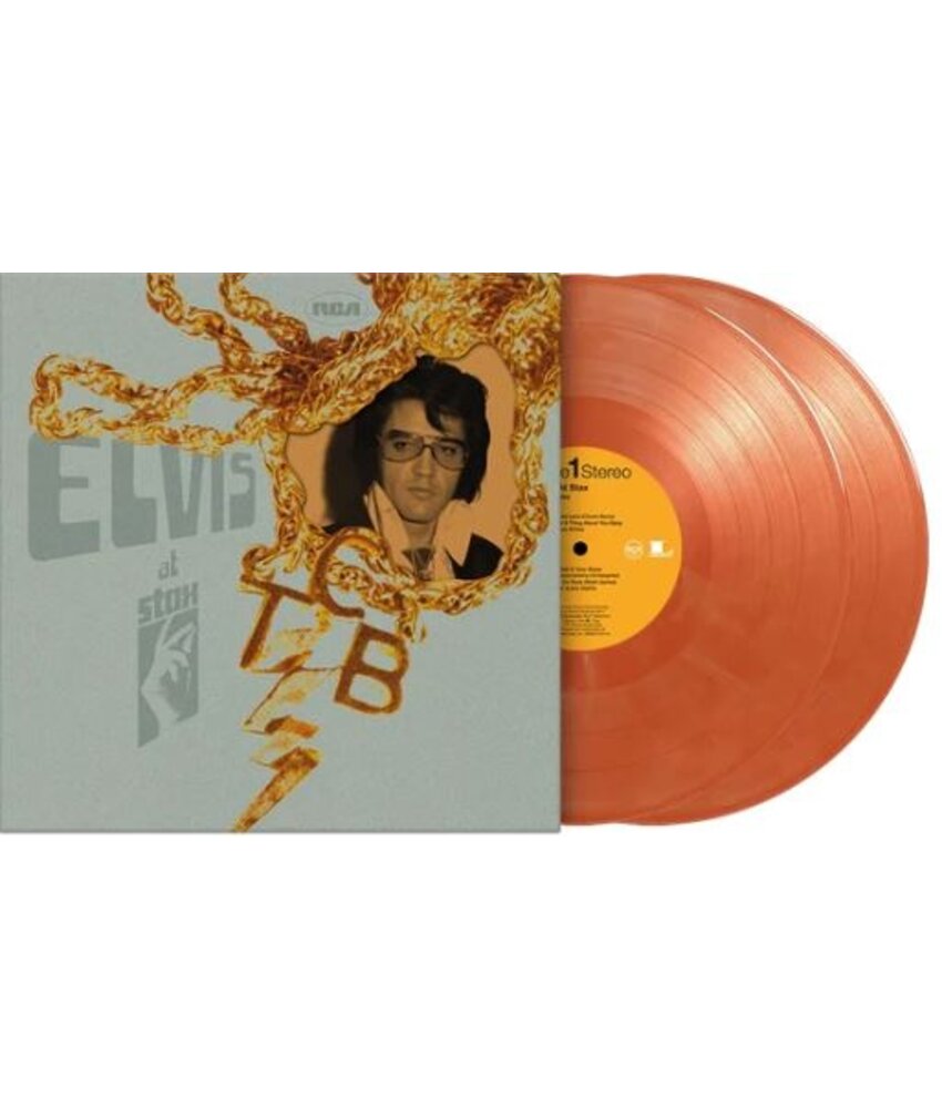 Elvis At Stax On Red / White Marble Vinyl 33 RPM Music On Vinyl Exclusive Label