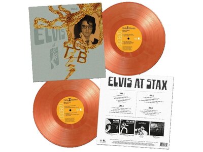 Elvis At Stax On Red / White Marble Vinyl 33 RPM Music On Vinyl Exclusive Label