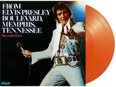 From Elvis Presley Boulevard, Memphis, TN On Orange Vinyl 33 RPM Music On Vinyl Exclusive Label