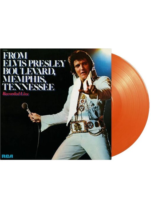 From Elvis Presley Boulevard, Memphis, TN On Orange Vinyl 33 RPM Music On Vinyl Exclusive Label
