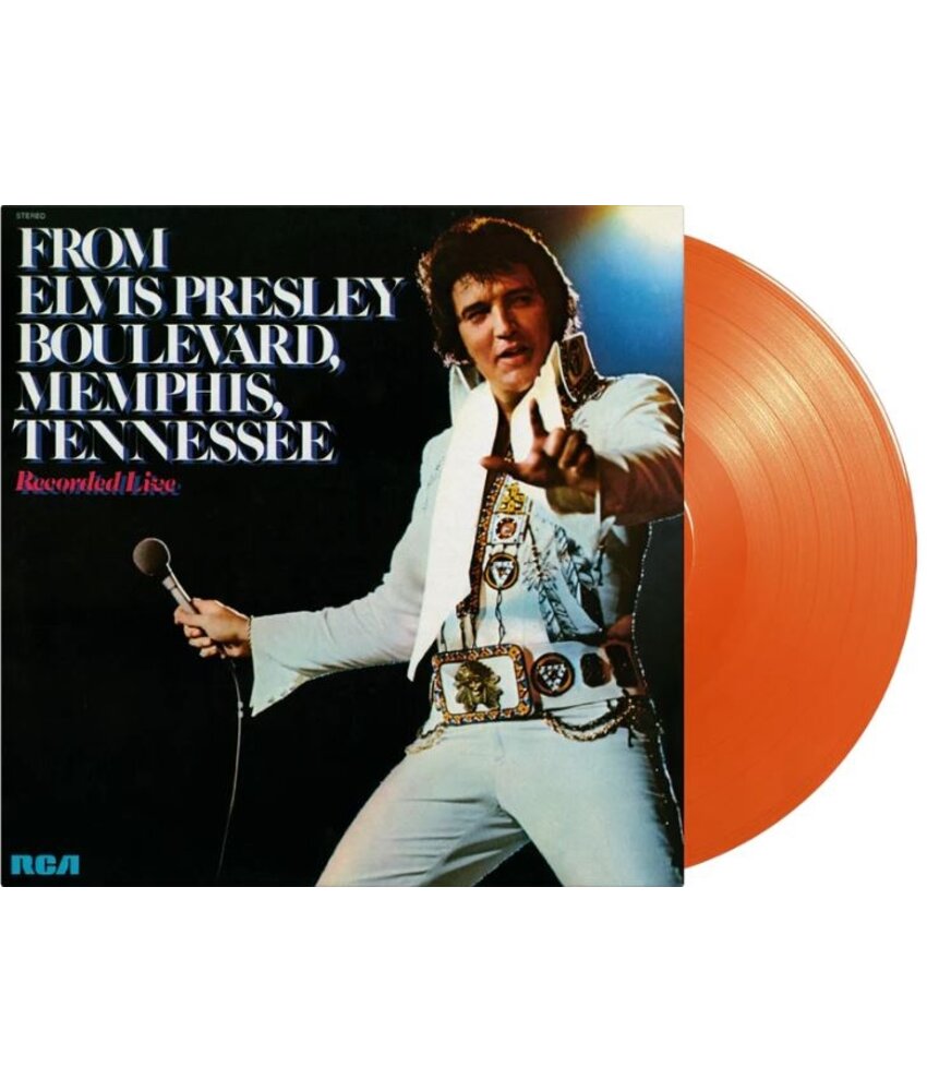 From Elvis Presley Boulevard, Memphis, TN On Orange Vinyl 33 RPM Music On Vinyl Exclusive Label