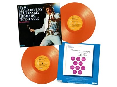 From Elvis Presley Boulevard, Memphis, TN On Orange Vinyl 33 RPM Music On Vinyl Exclusive Label
