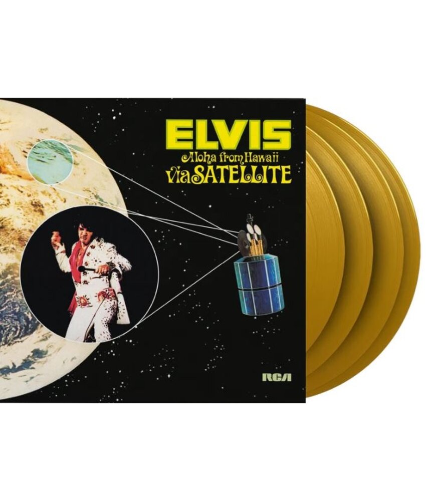 Elvis Presley Aloha From Hawaii Via Satellie On Yellow Vinyl 33 RPM Music On Vinyl Exclusive Label