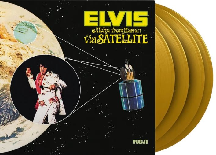 Elvis Presley Aloha From Hawaii Via Satellie On Yellow Vinyl