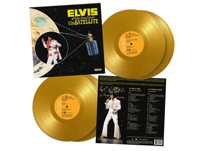 Elvis Presley Aloha From Hawaii Via Satellie On Yellow Vinyl 33 RPM Music On Vinyl Exclusive Label