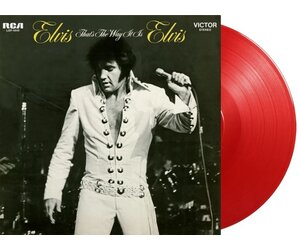 Elvis That's The Way It Is On Red Vinyl 33 RPM Music On
