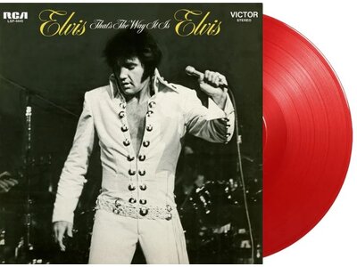 Elvis That's The Way It Is On Red Vinyl 33 RPM Music On Vinyl Exclusive Label