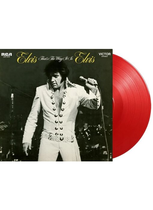 Elvis That's The Way It Is On Red Vinyl 33 RPM Music On Vinyl Exclusive Label