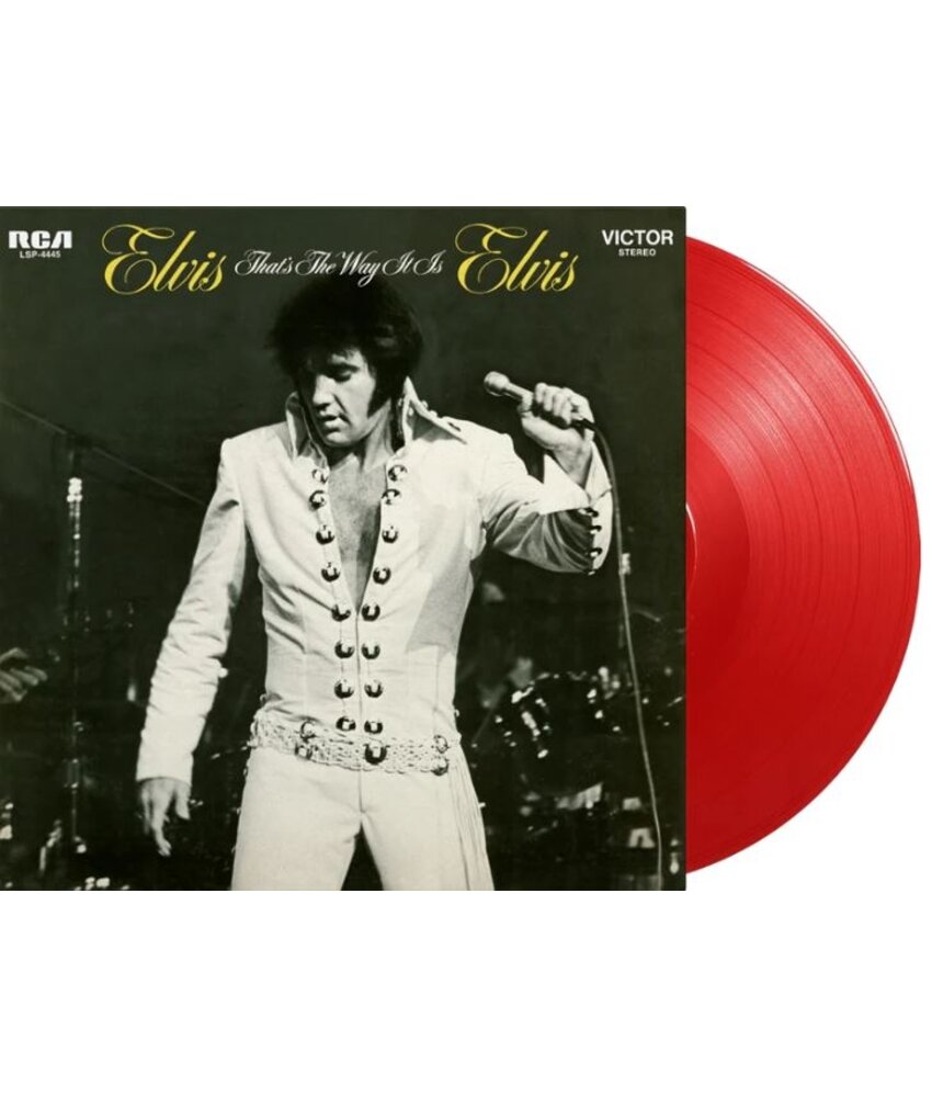 Elvis That's The Way It Is On Red Vinyl 33 RPM Music On Vinyl Exclusive Label