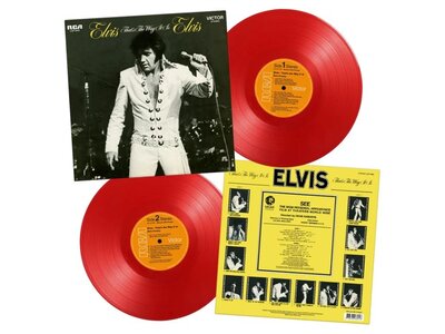 Elvis That's The Way It Is On Red Vinyl 33 RPM Music On Vinyl Exclusive Label