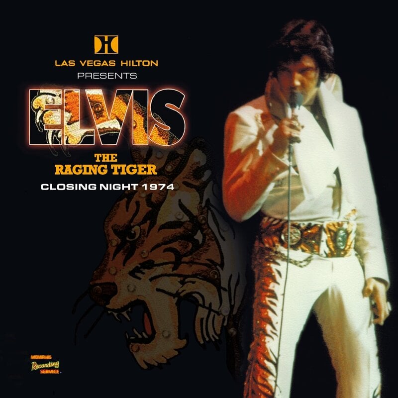MRS - Elvis The Raging Tiger Closing Night 1974 - Clear Vinyl 2 LP Set