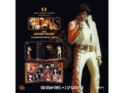 MRS - Elvis The Raging Tiger Closing Night 1974 - Clear Vinyl 2 LP Set