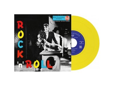 Elvis Presley Rock 'n' Roll - Italian Edition Re-Issue Yellow Vinyl