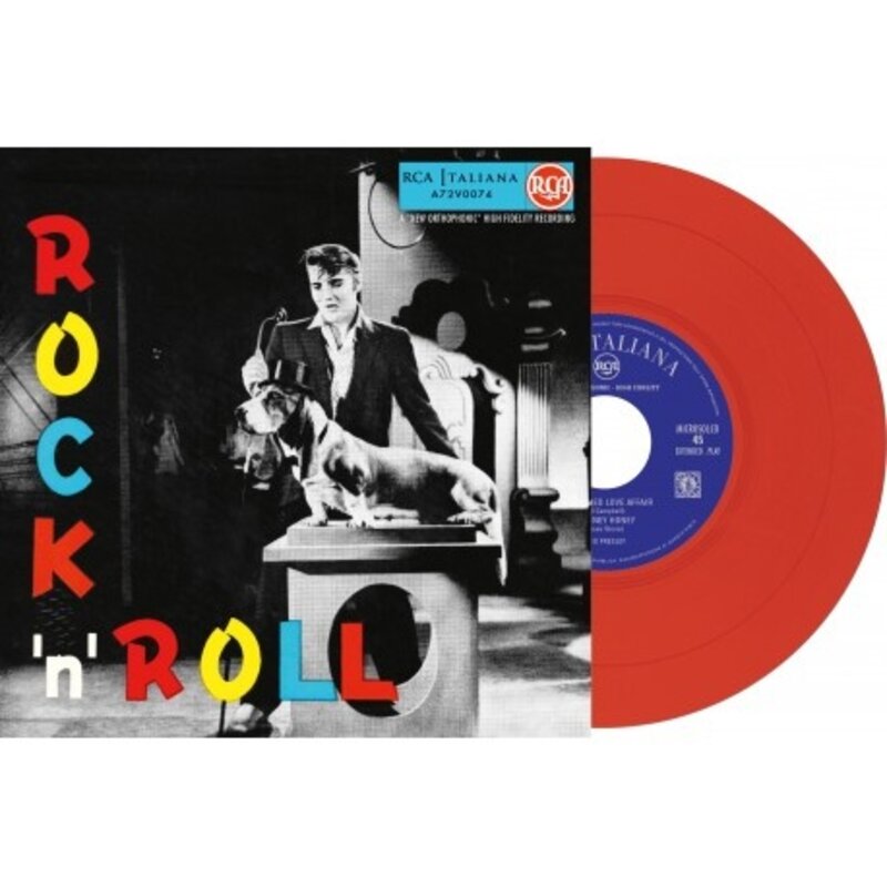 Elvis Presley Rock 'n' Roll - Italian Edition Re-Issue Red Vinyl
