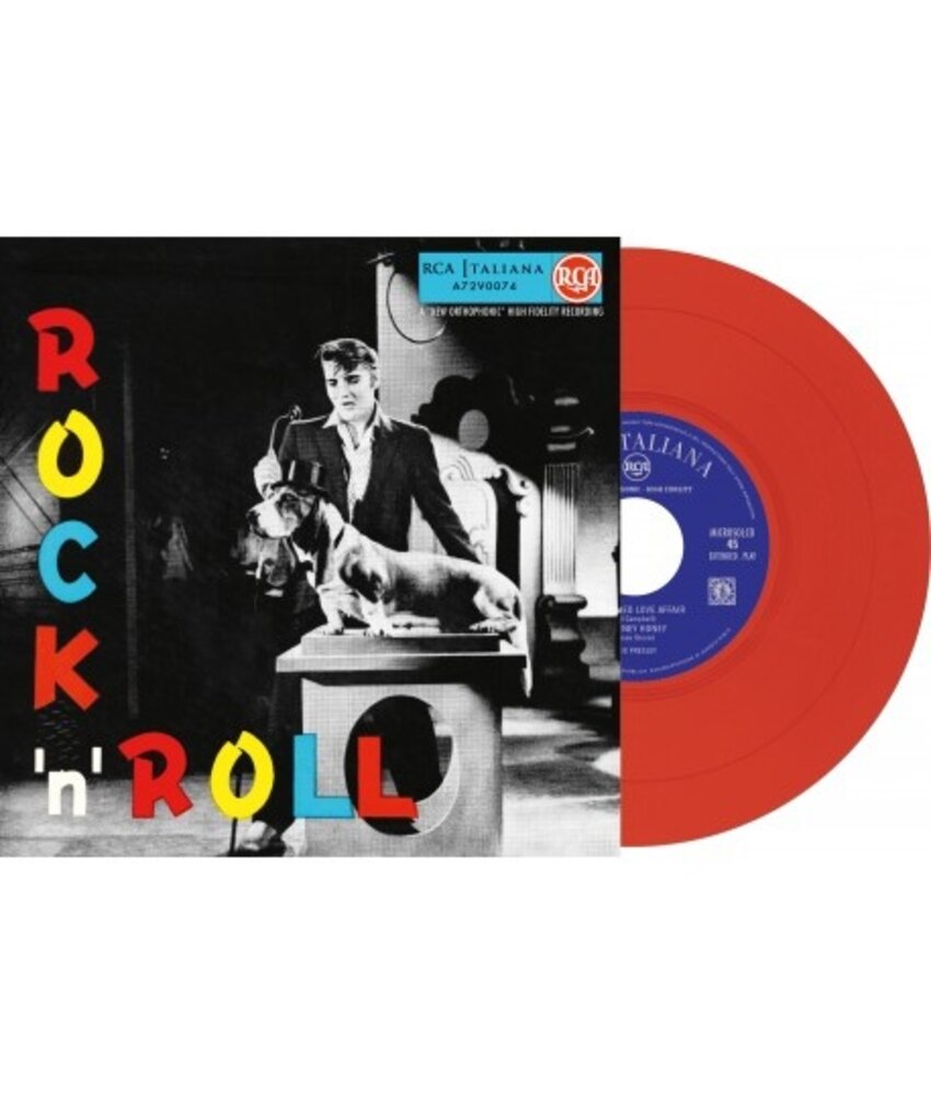 Elvis Presley Rock 'n' Roll - Italian Edition Re-Issue Red Vinyl