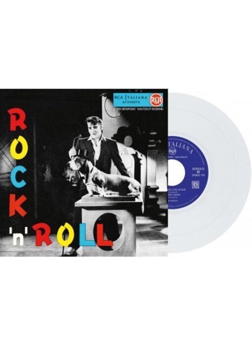Elvis Presley Rock 'n' Roll - Italian Edition Re-Issue Total White Vinyl