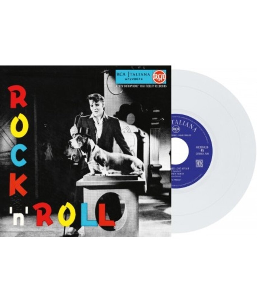Elvis Presley Rock 'n' Roll - Italian Edition Re-Issue Total White Vinyl