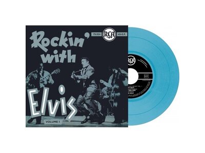 Rockin' With Elvis Vol 1 - Belgian Edition Re-Issue Blue Vinyl