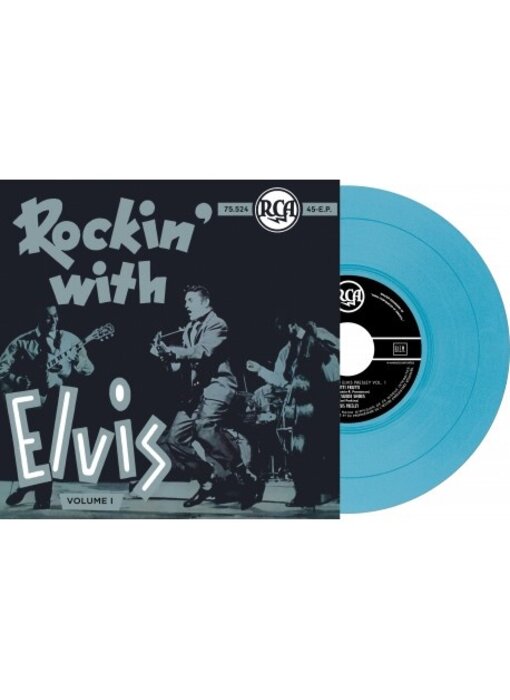 Rockin' With Elvis Vol 1 - Belgian Edition Re-Issue Blue Vinyl