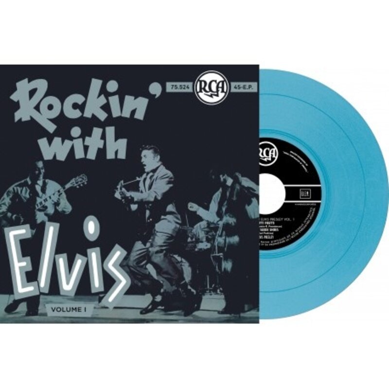 Rockin' With Elvis Vol 1 - Belgian Edition Re-Issue Blue Vinyl