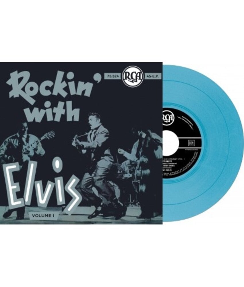 Rockin' With Elvis Vol 1 - Belgian Edition Re-Issue Blue Vinyl